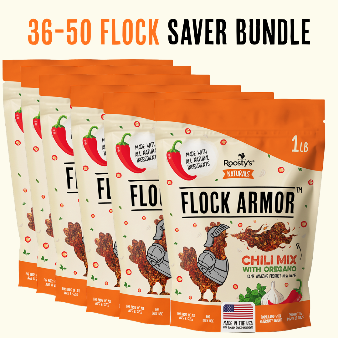 36-50 Flock Size - Daily Worm Defense + Gut Support Saver Bundle (8 Packs)